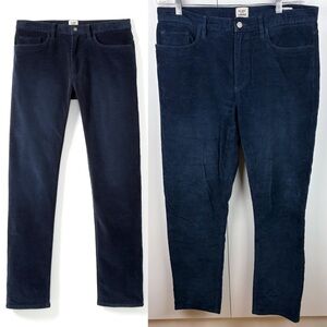 Men's Navy Corduroy Pants Flint and Tinder
